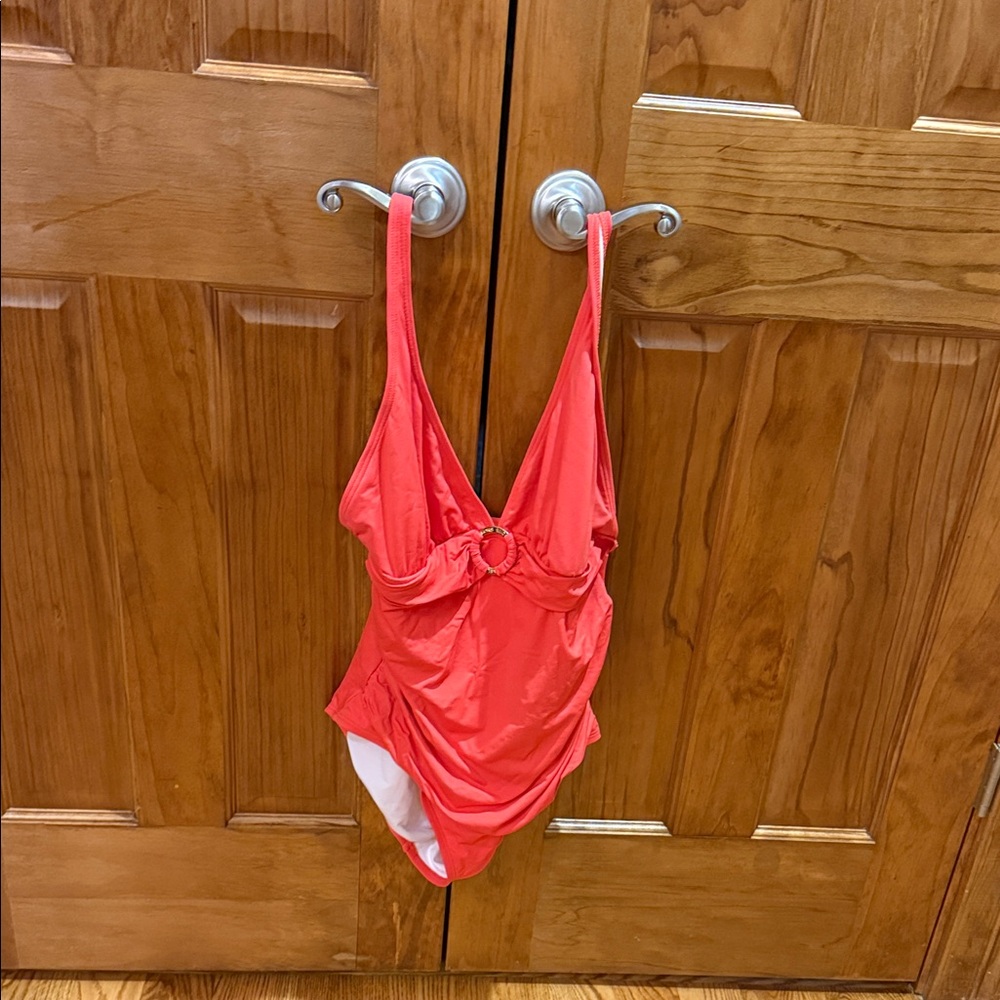 Michael Kors Vibrant Coral Swimsuit